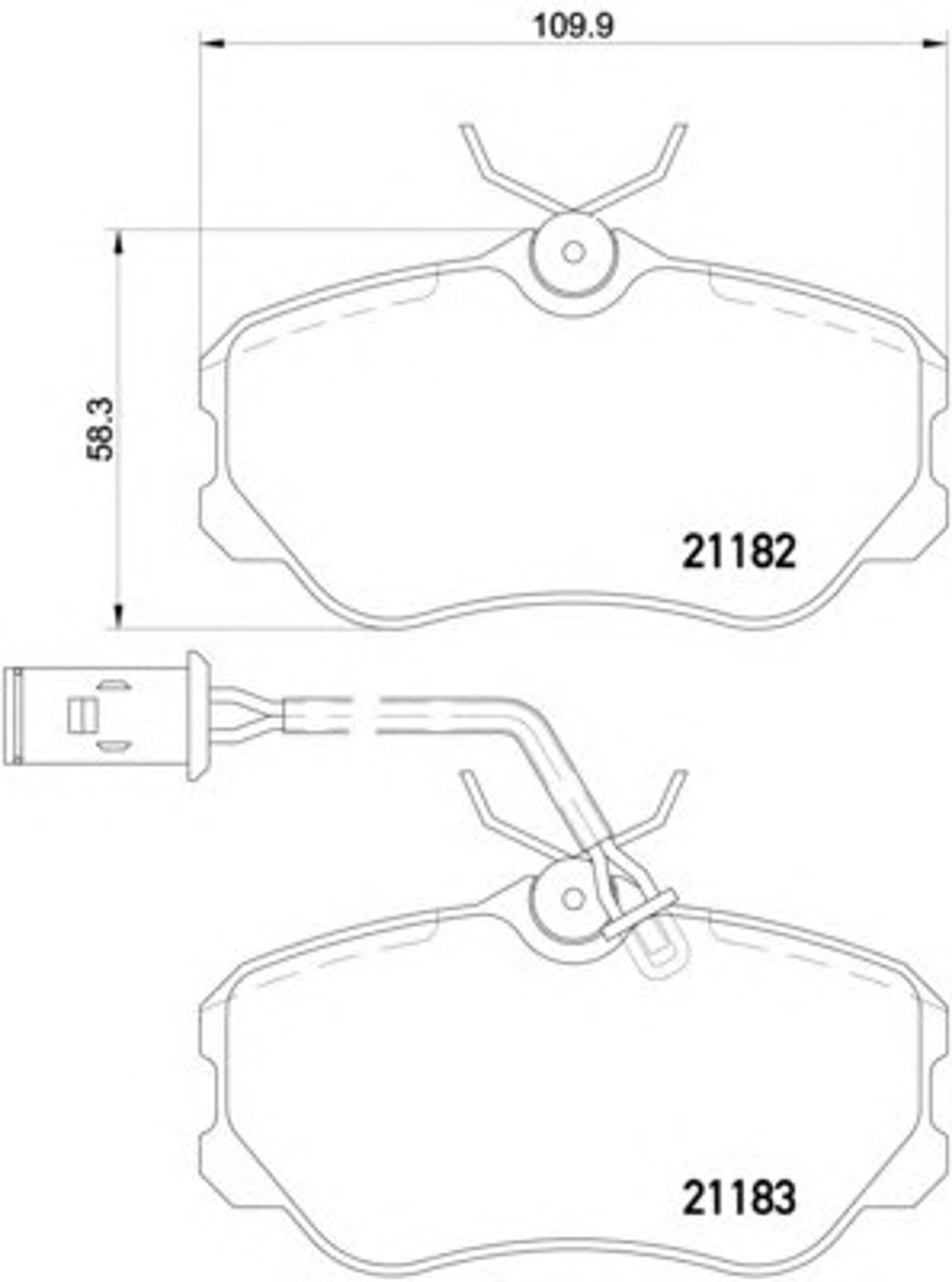 Колодки тормозные дисковые HELLA/BEHR/PAGID T5046