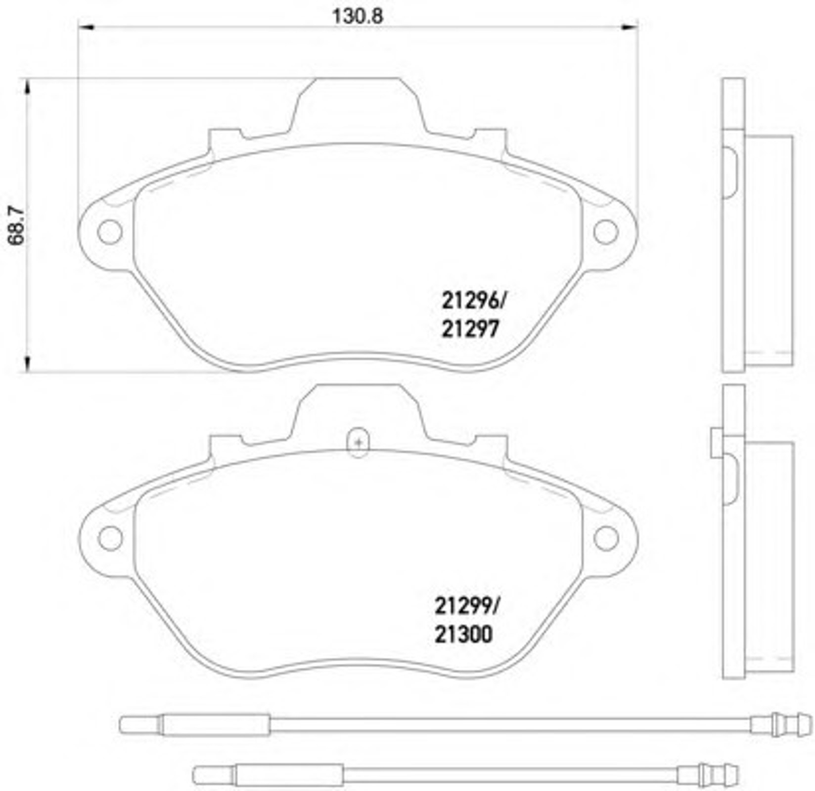 Колодки тормозные дисковые HELLA/BEHR/PAGID T9007