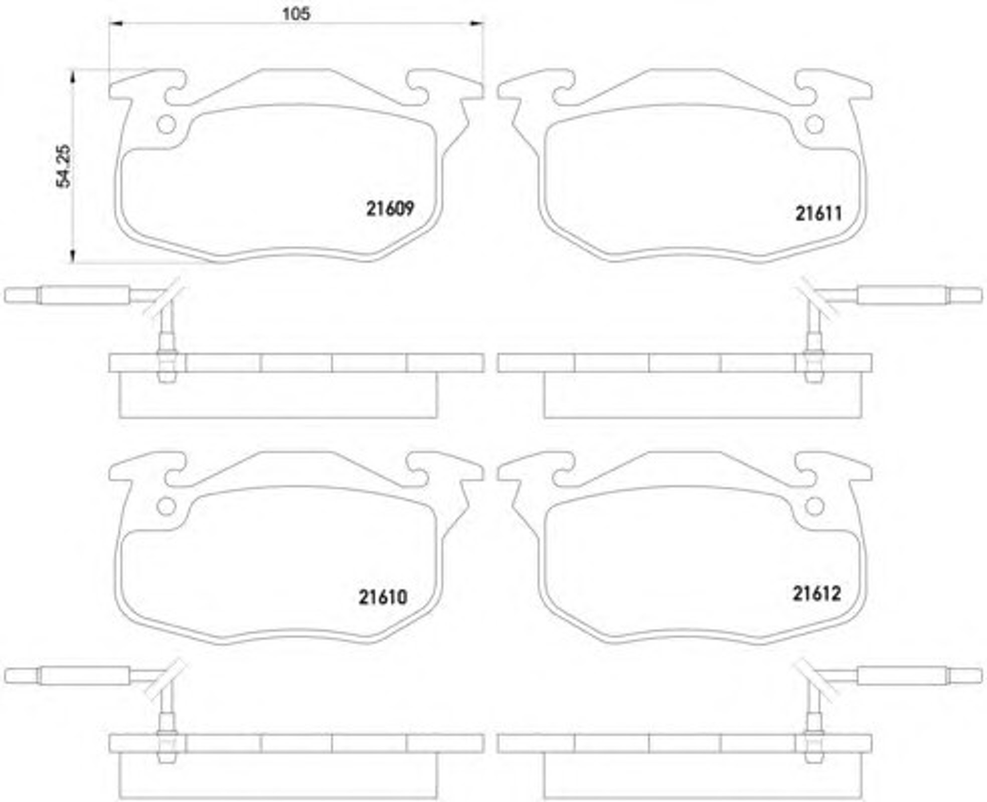 Колодки тормозные дисковые HELLA/BEHR/PAGID T9028