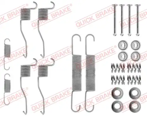 Монтажный комплект тормозных колодок QUICK BRAKE 105-0639R