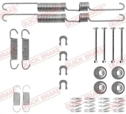 Монтажный комплект тормозных колодок QUICK BRAKE 105-0738