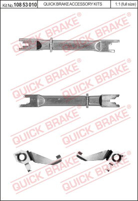 Саморегулятор тормозных колодок QUICK BRAKE 10853010