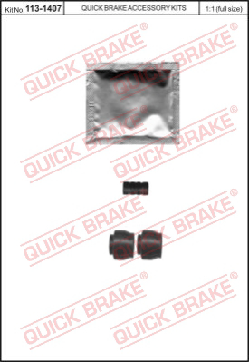 Комплект принадлежностей тормо QUICK BRAKE 113-1407