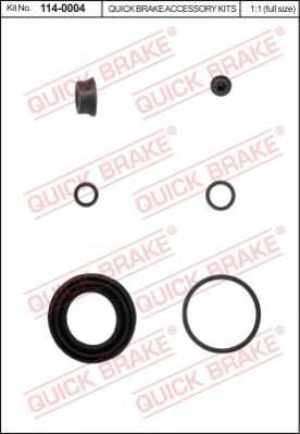 Ремкомплект тормозного суппорта QUICK BRAKE 114-0004