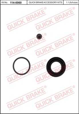 Ремкомплект тормозного суппорта QUICK BRAKE 114-0060