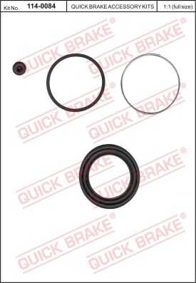 Ремкомплект тормозного суппорта QUICK BRAKE 114-0084