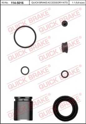 Ремкомплект тормозного суппорта QUICK BRAKE 114-5016