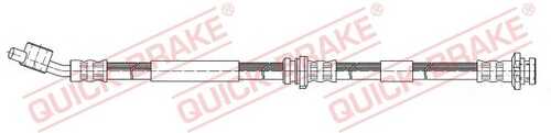 Шланг тормозной передний левый QUICK BRAKE 58.970