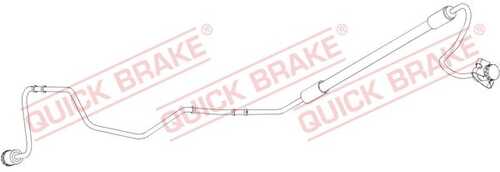 Шланг тормозной задний citroë QUICK BRAKE 96.013