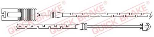 Сигнализатор износа тормозных колодок QUICK BRAKE WS0105A