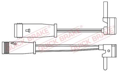 Сигнализатор износа тормозных колодок QUICK BRAKE WS0214A