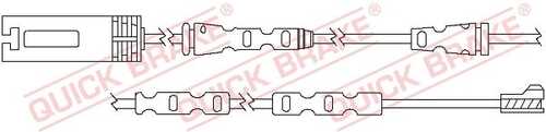 Сигнализатор износа тормозных колодок QUICK BRAKE WS0293A