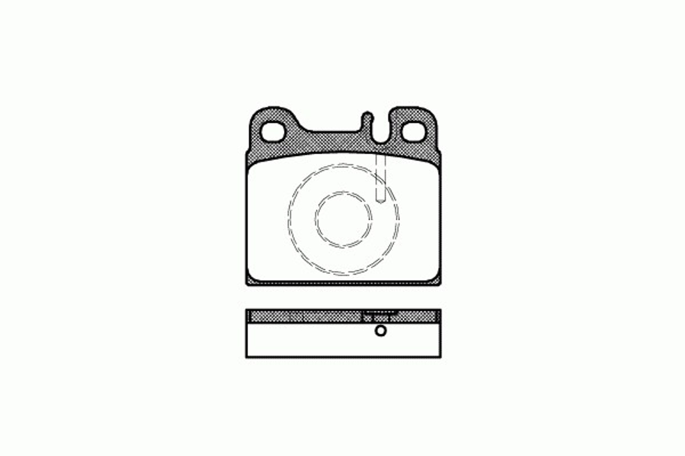 Колодки тормозные дисковые REMSA 0006.88