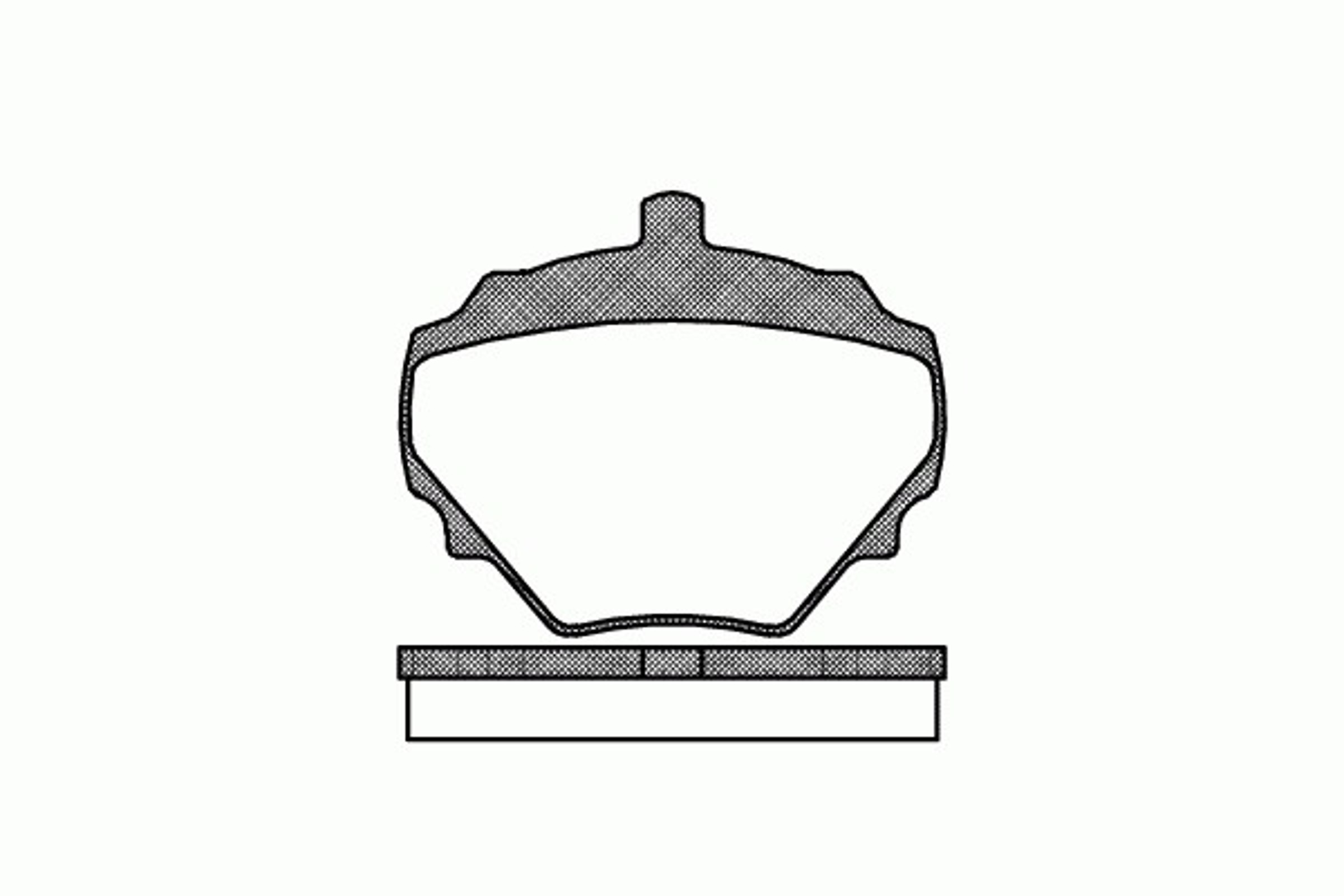 Колодки тормозные дисковые REMSA 0052.10