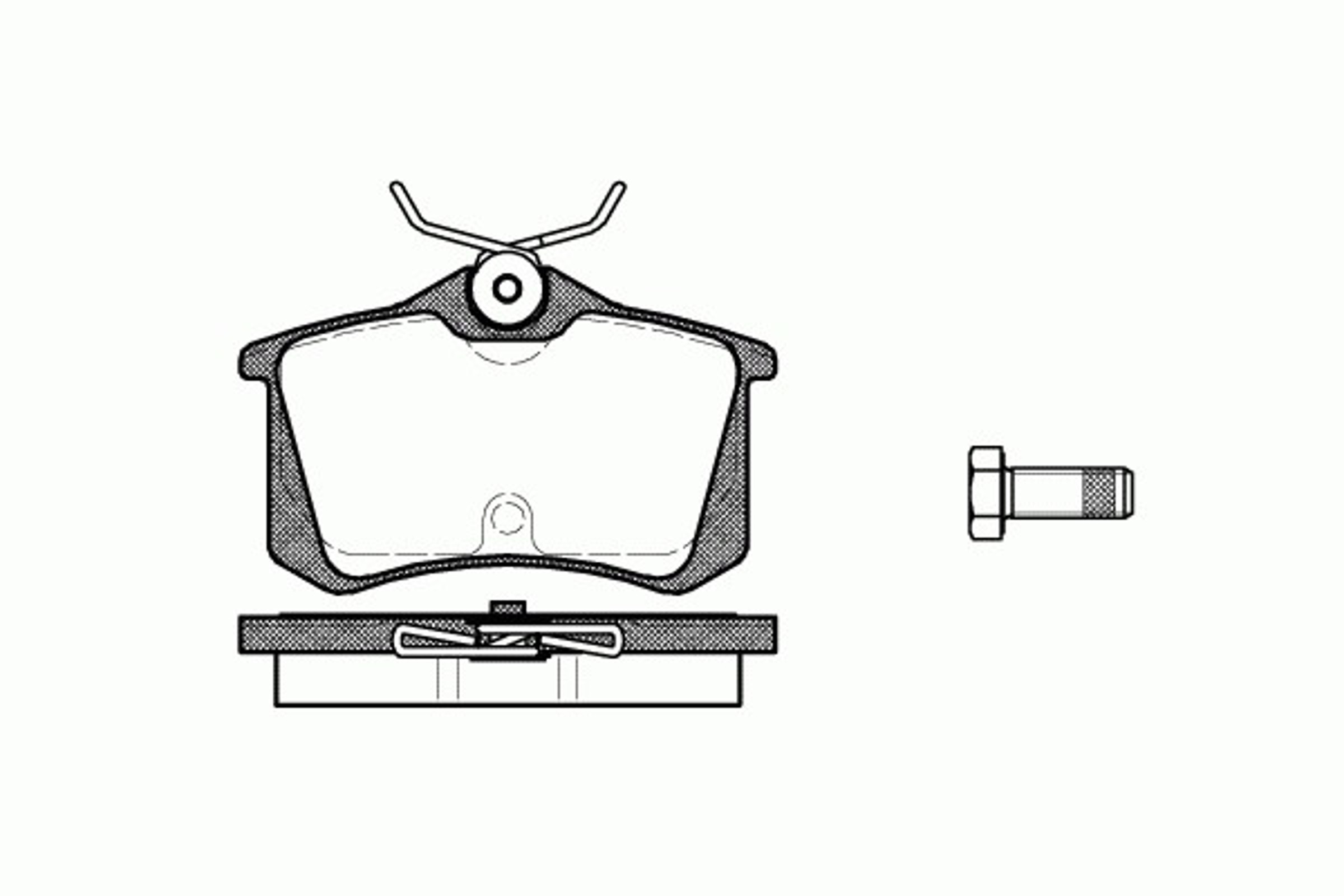 Колодки тормозные дисковые REMSA 0263.20