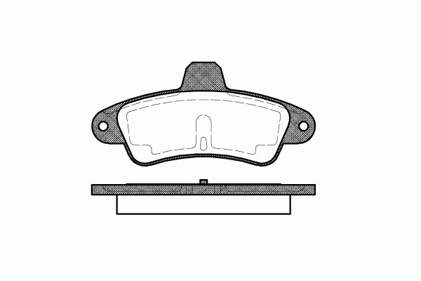 Тормозные колодки дисковые REMSA 0433.00