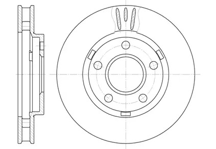Диск тормозной REMSA 6581.10
