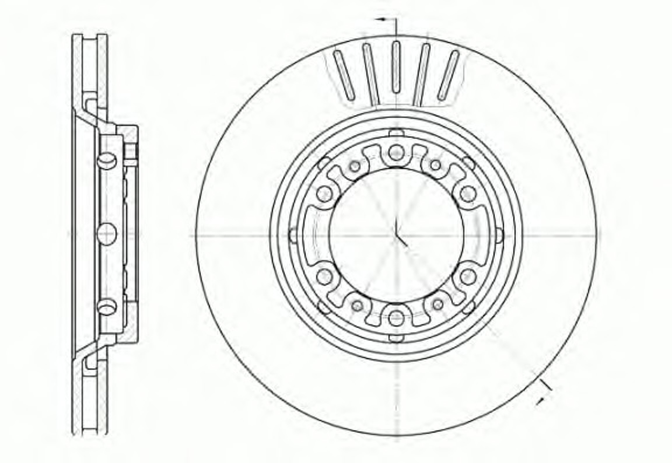Диск тормозной REMSA 6883.10