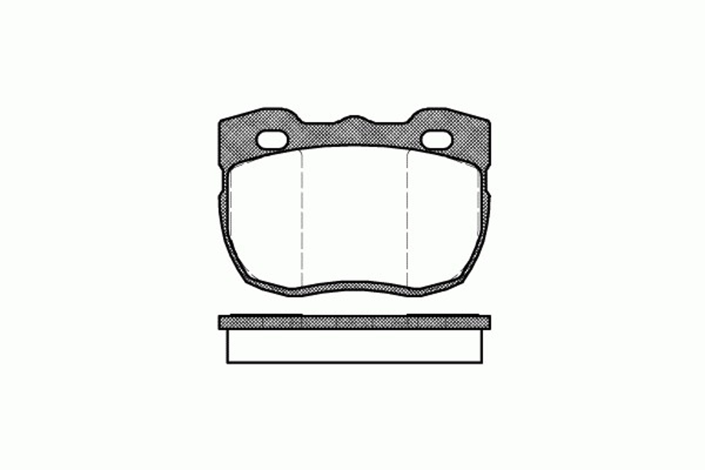 Комплект тормозных колодок дисковый тормоз ROADHOUSE 2267.00