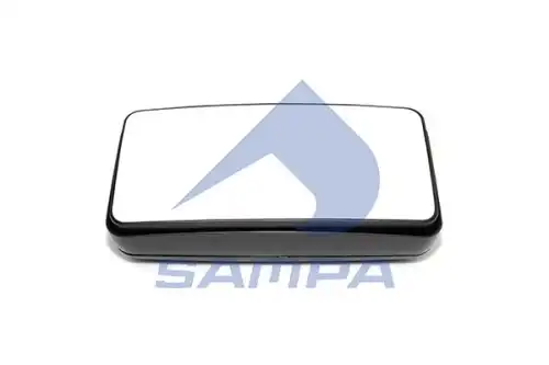 Sa051.116 зеркало заднего вида c обогрев. r1800 384x205x120 кроншт.d28mm SAMPA 051.116