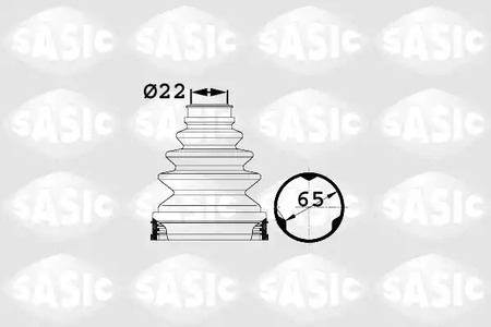 Комплект пыльника приводного вала SASIC 1906018