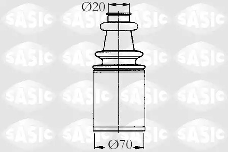 Пыльник шруса SASIC 2873693