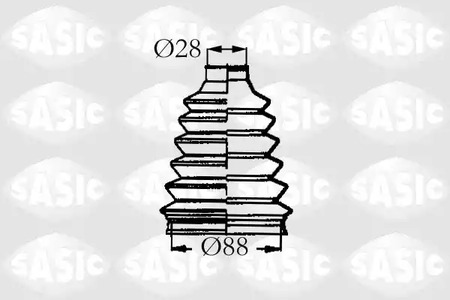 Пыльник шруса SASIC 4003455