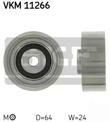 Натяжной ролик ременьа грм SKF VKM11266