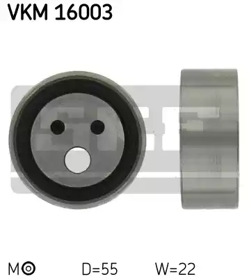 Натяжной ролик ремня грм SKF VKM16003
