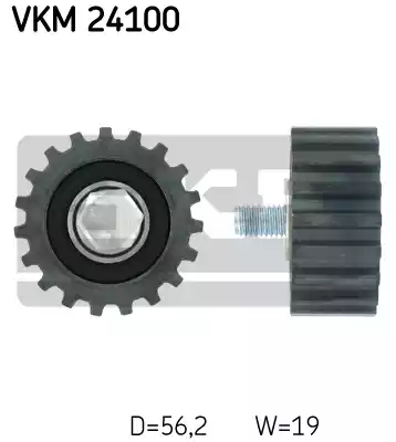 Ролик зубчатого ремня SKF VKM24100