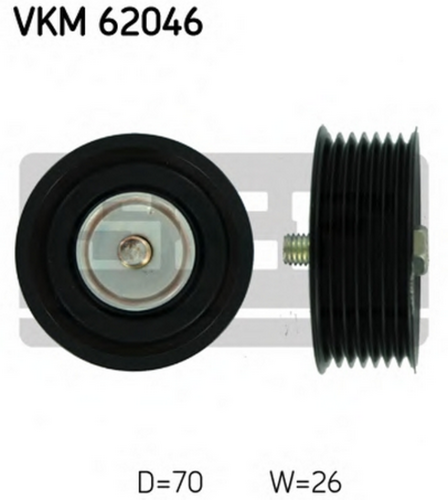 Ролик ручейкового ремня SKF VKM62046