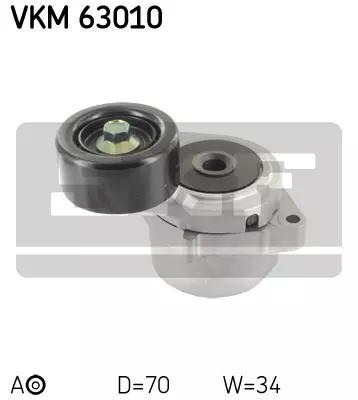 Натяжитель приводного ремня SKF VKM63010