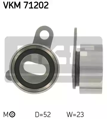 Натяжной ролик ременьа грм SKF VKM71202