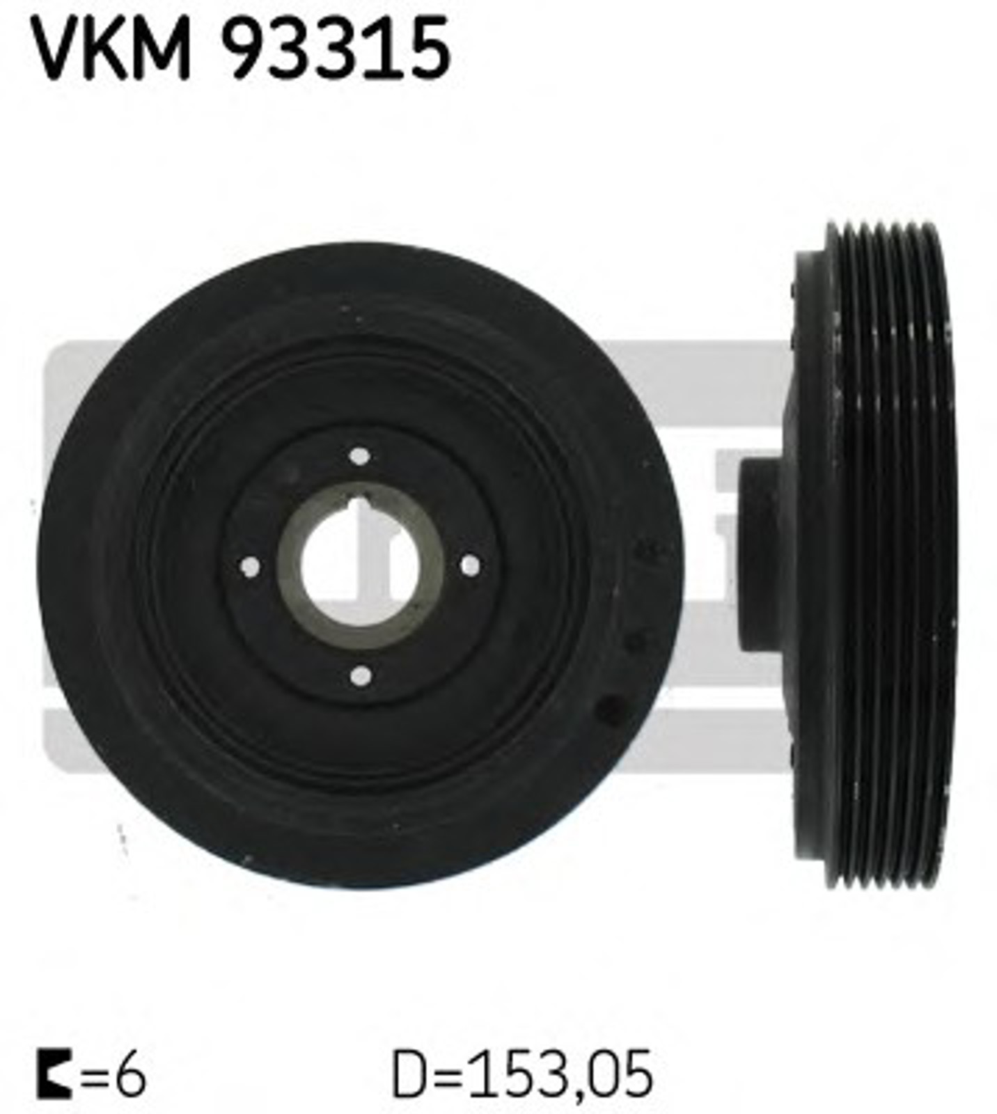 Шкив коленвала SKF VKM93315