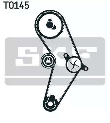 Комплект грм с водяным насосом SKF VKMC02206-2