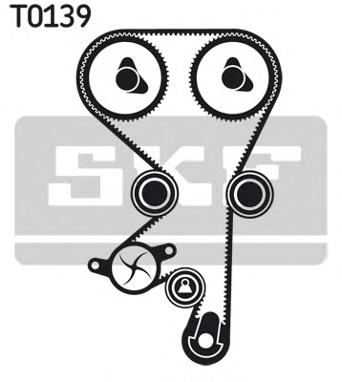 Комплект грм с водяным насосом SKF VKMC05142