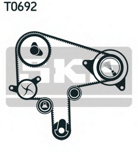 Комплект грм (с помпой) SKF VKMC94920-1