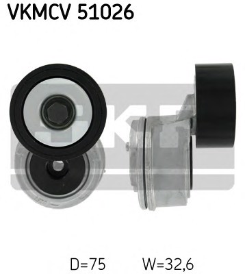 Ролик натяжной поликлинового ремня SKF VKMCV51026