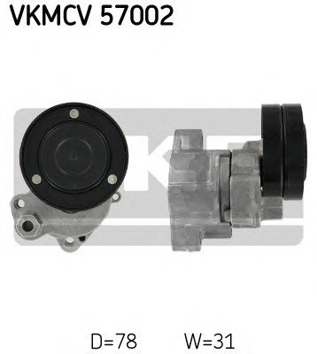 Ролик приводного ремня SKF VKMCV57002