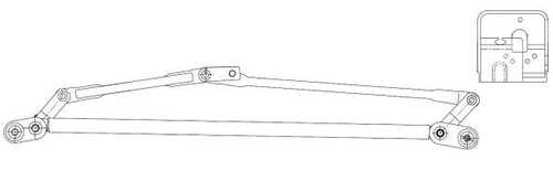 Vwa 0329 трапеция стеклоочистителя без мотора СТАРТВОЛЬТ VWA 0329