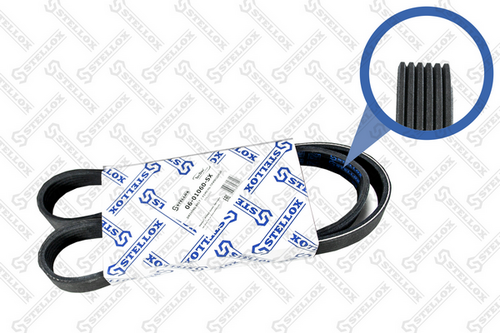 06-01060-sx ремень поликлиновой 6pk1060 STELLOX 06-01060-SX
