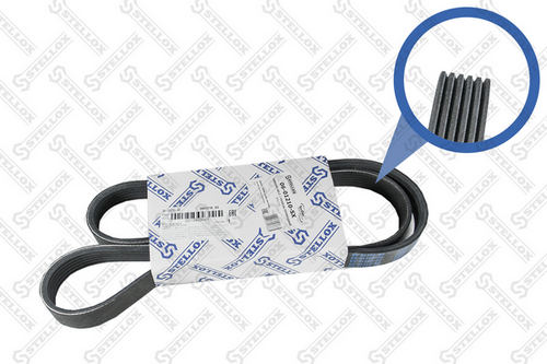 Ремень поликлиновой 6pk1210 STELLOX 06-01210-SX