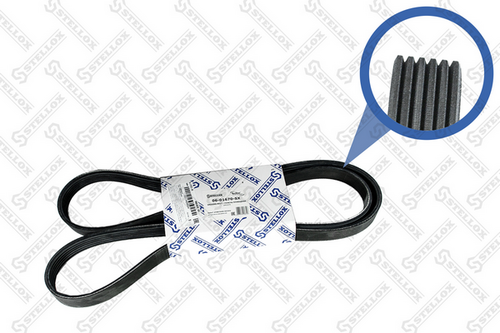 06-01670-sx ремень поликлиновой 6pk1670 STELLOX 06-01670-SX