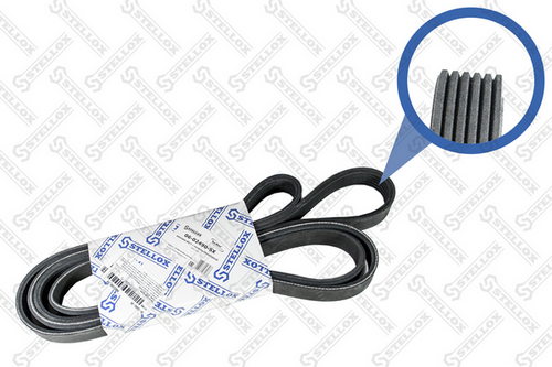 06-02490-sx ремень поликлиновой 6pk2490 STELLOX 06-02490-SX