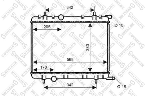 Радиатор системы охлаждения