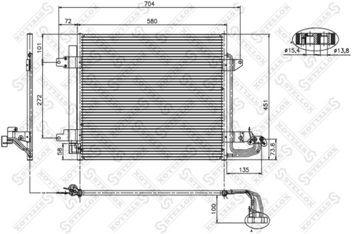 Радиатор кондиционера