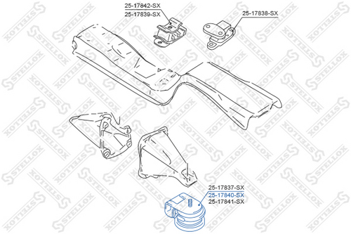 Опора двигателя STELLOX 25-17840-SX