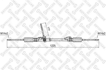 Рулевой механизм STELLOX 00-35015-SX
