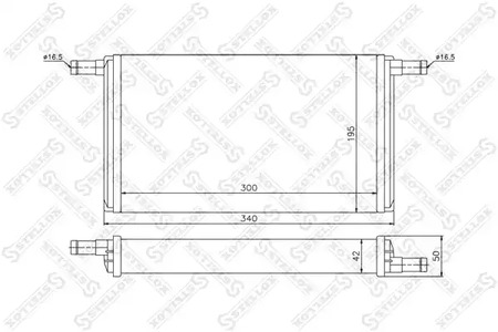 Теплообменник отопления салона STELLOX 10-35064-SX