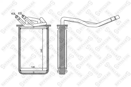 Теплообменник отопления салона STELLOX 10-35134-SX
